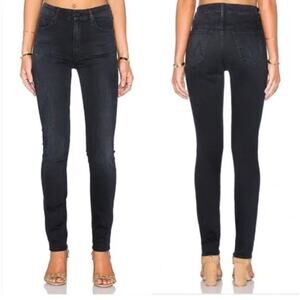 MOTHER Denim High Waisted Looker Skinny Jean Blackbird Women’s Size 26